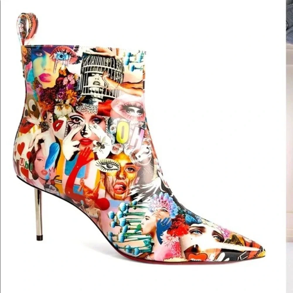 Christian Louboutin Epic Oh Xtian Ankle 70 leather bootie - Picture 3 of 14